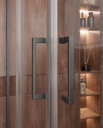 MOLVENO-A-22-90+20-C-BORO-IV Душевой уголок, артикул MOLVENO-A-22-90+20-C-BORO-IV