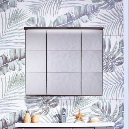 Комплект мебели для ванной Бриклаер КРИСТАЛЛ 70Z, графит/муссон, артикул КРИСТАЛЛ 70Z