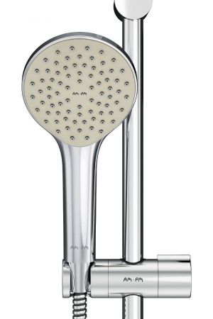 F0190100 Gem душ.комплект: ручн.душ 3 ф-ции d 110 мм, штанга 700, шланг 1 750 мм, хром, шт., артикул F0190100