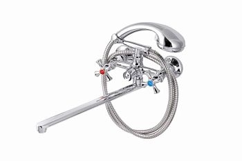 Смеситель для ванны с душем ПСМ-ПРОФСАН PSM-159-75 ЕВРО тип См-ВУДРНШлА