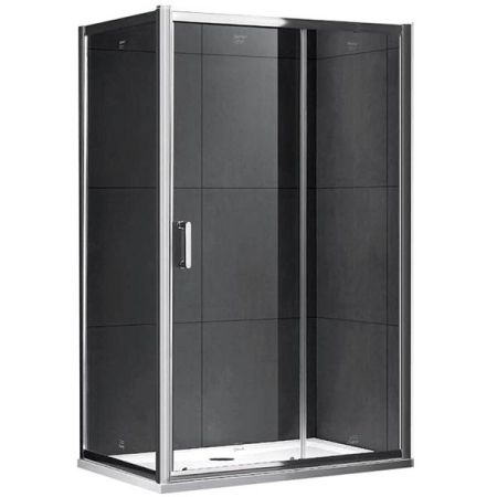 Душевой уголок Gemy S30191D-A80 110х80 профиль Хром стекло прозрачное, артикул S30191D-A80