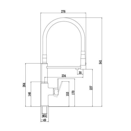Смеситель для кухни с подключением фильтра воды Savol S-L1808C-02, бронза, артикул S-L1808C-02
