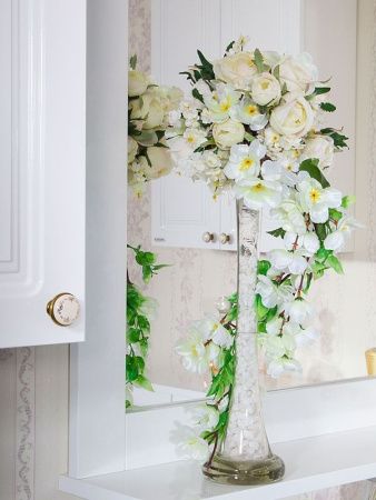 Зеркало Бриклаер Анна Лаура 75 с подсветкой Белое