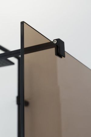 Душевая перегородка CEZARES LIBERTA-L-1, артикул LIBERTA-L-1-90-BR-NERO