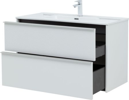 Тумба под раковину Aquanet Вита 100 белый матовый, артикул 00330474