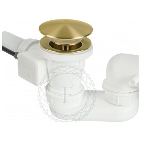 Слив-перелив (полуавтомат, 80 см.) FILARETE FL80MG, матовое золото, артикул FL80MG