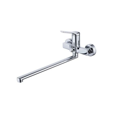 Смеситель для ванны с длинным изливом IDDIS Parker глянцевый хром (PARSB02i10WA), артикул PARSB02i10WA