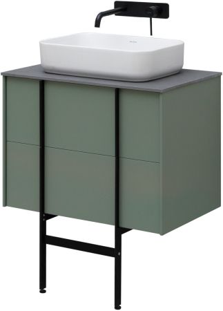 Тумба под раковину Allen Brau Reality 70 1.32004.CGM олива матовый