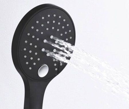 Душевая система WasserKRAFT Elbe A177471 Черная, артикул A177471