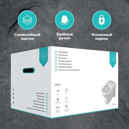 OWL Artic Cirkel-G Чаша унитаза-компакта с сиденьем DP микролифт