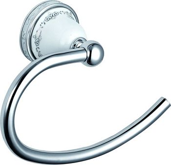 Sanibano Kleo, полотенцедержатель - полукольцо, цвет золото