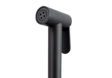 Комплект для гигиенического душа встроенный AQUATEK (cмеситель + гигиеническая лейка + шланг), матовый черный AQ1019MB ВЕГА, артикул AQ1019MB