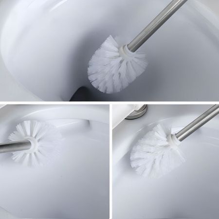 Ершик для унитаза напольный Maretti Alessia AS58N33, сатин, артикул AS58N33