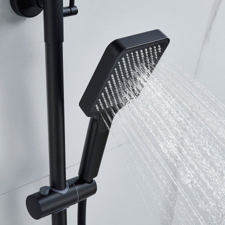 Душевая система Raffine F3699H, черный