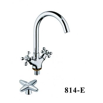 Смеситель для кухни D-Lin D153814-E, хром