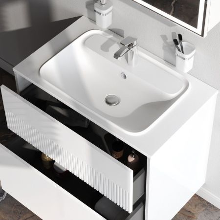 M8FFUX0802WM Func, База 2 ящика (push-to-open), 80 см, цвет белый матовый, артикул M8FFUX0802WM