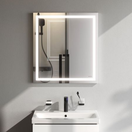 M91AMOX0651WG Универсальное зеркало настенное с контурной LED-подсветкой, 65 см, артикул M91AMOX0651WG