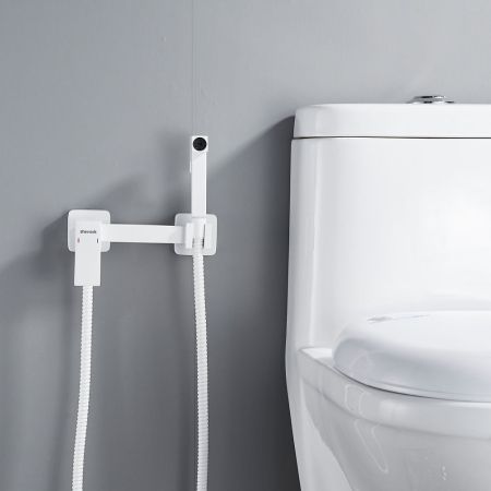 Гигиенический душ со смесителем Shevanik S137C, белый