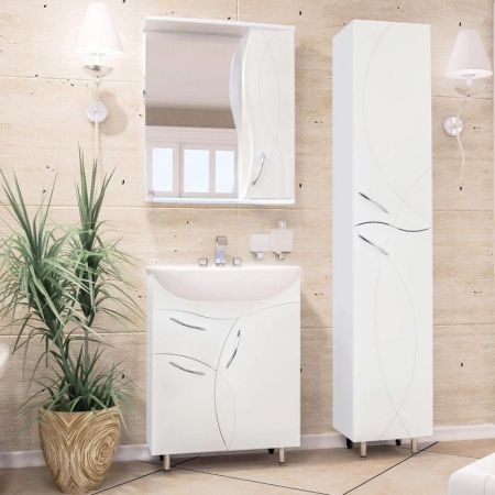 Зеркальный шкаф Style Line Амелия 75 со светом, артикул ЛС-00000014