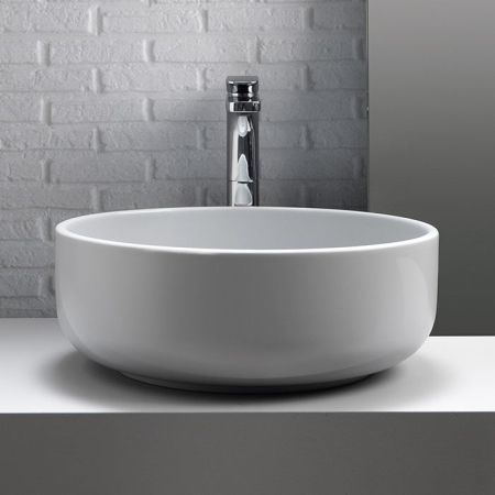 Kerasan Ciotola Умывальник накладной С2 D=46см H=17 см, цвет белый, артикул 430201
