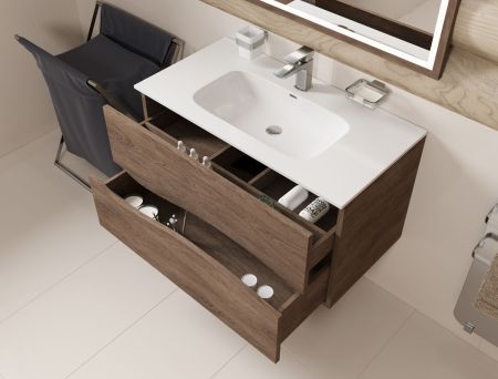 Тумба под раковину Allen Brau Glority 120 1.35003.NW дуб антик, артикул 1.35003.NW