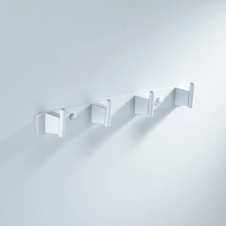 Планка с 4 крючками  Shevanik SG5741C, белый, артикул SG5741C
