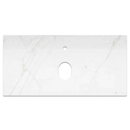 Столешница La Fenice Granite Gray Structural Terra 100 см, белая, артикул FNC-VS01-TER-100