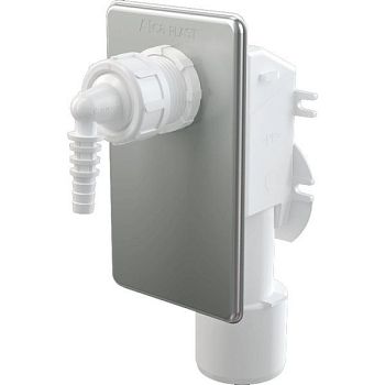 Сифон для сбора конденсата Alcaplast AKS7 Хром Белый