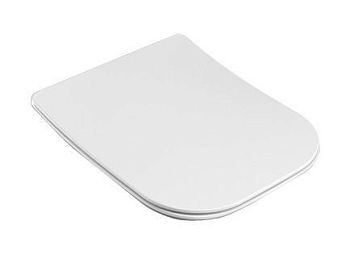 Olympia Synthesis Eco, быстросъемное тонкое сиденье с микролифтом, цвет черный глянцевый