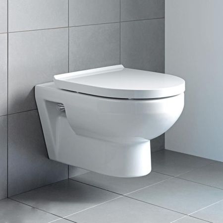 Duravit DuraStyle Комплект: подвесной унитаз Basic Rimless  256209 365х540 мм.+ сиденье с автоматич закрыванием 002079 "СПЕЦЦЕНА с нашего склада!", артикул 45620900A1 (256209+002079)
