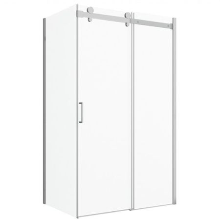 Душевой уголок Bravat Wave 120x80 BS120.3102S профиль Хром стекло прозрачное, артикул BS120.3102S