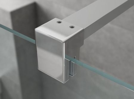 Душевая перегородка Ambassador Walk-in 15031106-ST7, свободный вход, линейный трап,100х25