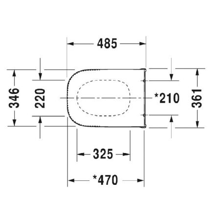 Duravit D-Code Сиденье для унитза удлиненное, съемное, цвет белый, с микролифтом