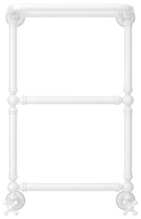 Полотенцесушитель, Сунержа, Ренессанс 1386, водяной, ширина, мм-472, глубина, мм-246, высота, мм-733, межосевое расстояние-400, подключение-нижнее, мощность, Вт-160, присоединительный размер-НР G 1/2" / НР G 3/4" (эксцентрик), материал-нержавеющая сталь, 