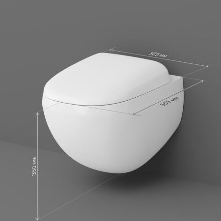 C301700WH Sensation подвесной унитаз FlashClean, артикул C301700WH