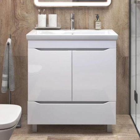 Тумба с раковиной напольная VIGO Grani 286, 80 см, артикул 286-com