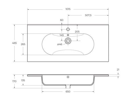 Мебель для ванной комнаты BELBAGNO KRAFT-1000 KRAFT-1000-2C-SO-CG BelBagno, артикул KRAFT-1000-2C-SO-CG