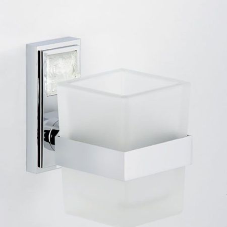 THG MASQUE DE FEMME METAL LISSE Стакан стеклянный, подвесной, цвет хром