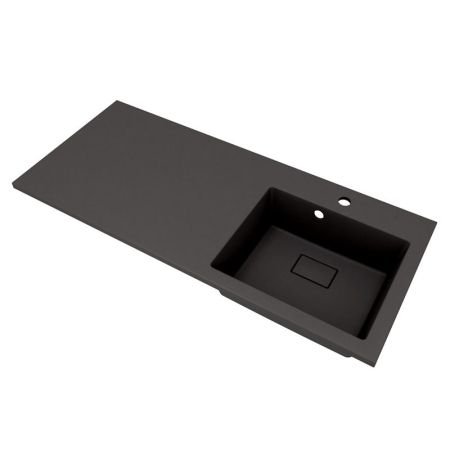 Раковина Florentina Аванти 110 см 10.310.0R110.302, антрацит, артикул 10.310.0R110.302