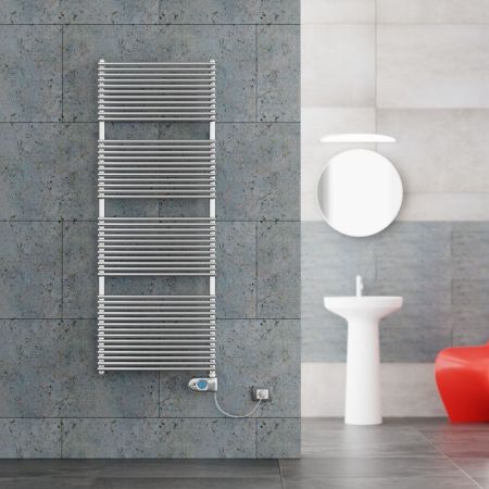 Cordivari Elen18 Electric, полотенцесушитель электрический 1410/500, цвет хром, артикул 3581440400042