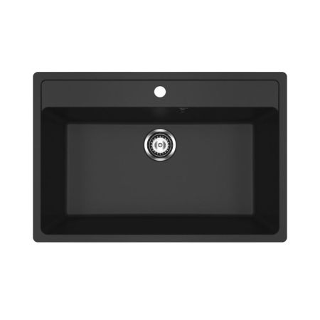 Кухонная мойка Ulgran U-600-344, ультра-черный, артикул U-600-344