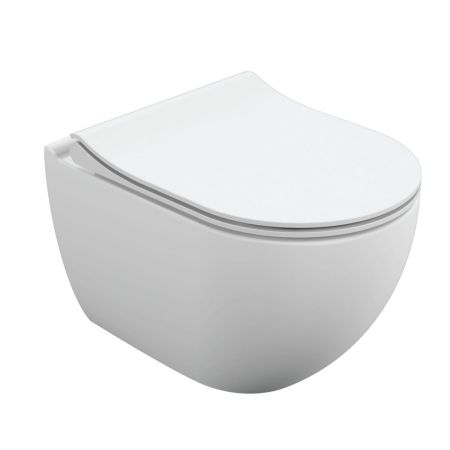 Подвесной унитаз Cersanit BRASKO SMART Clean On DPL EO slim LP (64824), артикул 64824