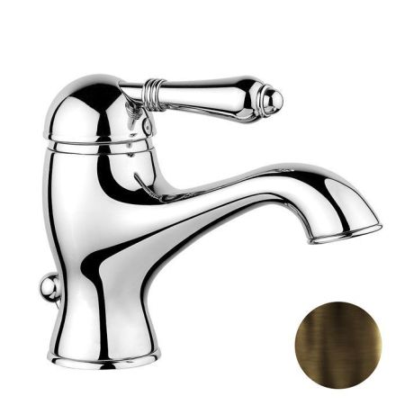 Nicolazzi El Capitan Смеситель для раковины однорычажный, с донным клапаном, цвет: тёмная бронза