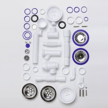 Кухонная мойка Grandex Aqua Topline 600211, белый