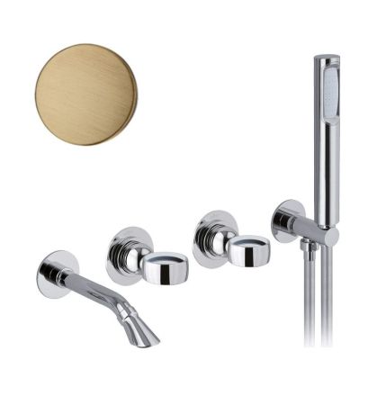 Смеситель для ванны Webert Opera OA860312065, бронза, артикул OA860312065