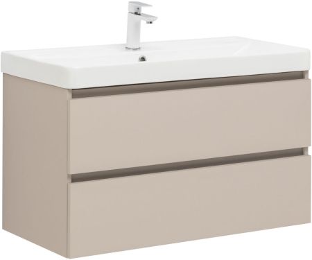Тумба под раковину Aquanet Вега 2.0 90 бежевый, артикул 00337944