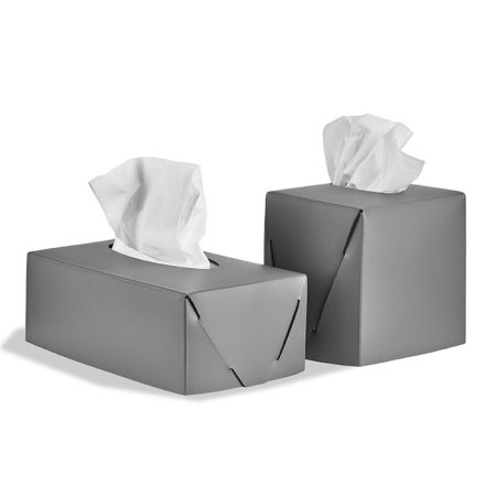 ADJ Салфетница Kleenex, 12x12xH12 см., цвет: серый/черный, артикул 0015.03/01