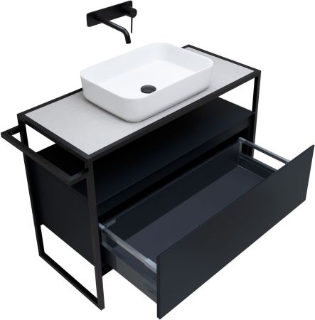 Тумба под раковину Allen Brau Priority 100 1.31003.AM антрацит матовый, артикул 1.31003.AM