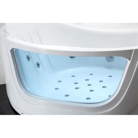 Акриловая ванна Gemy G9247 K 165х165 с гидромассажем