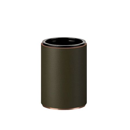 ADJ Стакан для зубных щеток, D7xH10 см., цвет:copper/оливковый, артикул 4941.copper/55